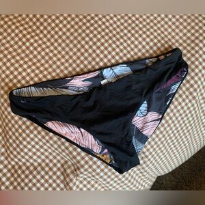 NWT Maaji black bikini bottoms reversible L